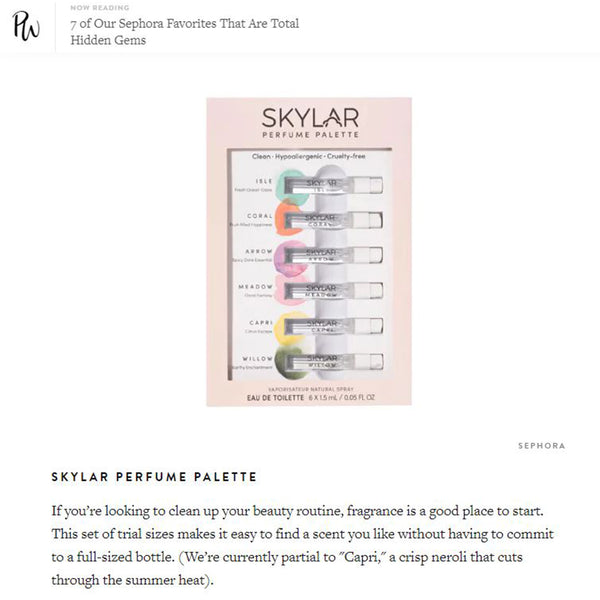 Skylar is Pure Wow's Hidden Gem and Sephora Favorite