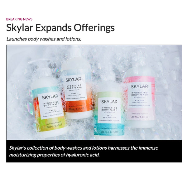 Skylar Expands Offerings with New Body Care Line