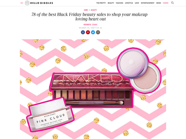 Hello Giggles Names Skylar as One of Best Black Friday Beauty Sales