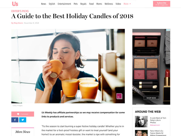 Us Magazine: A Guide to the Best Holiday Candles